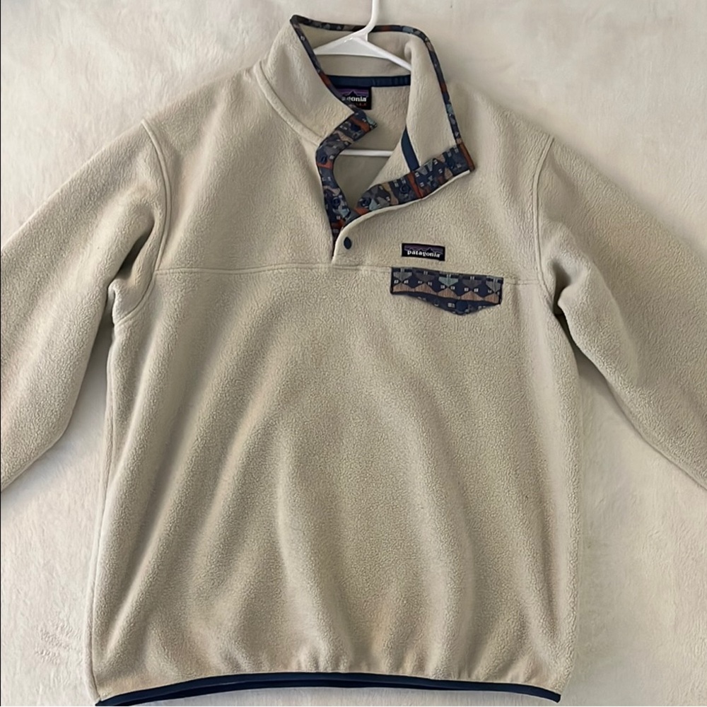 Patagonia Synchilla Pullover Women’s L Cream